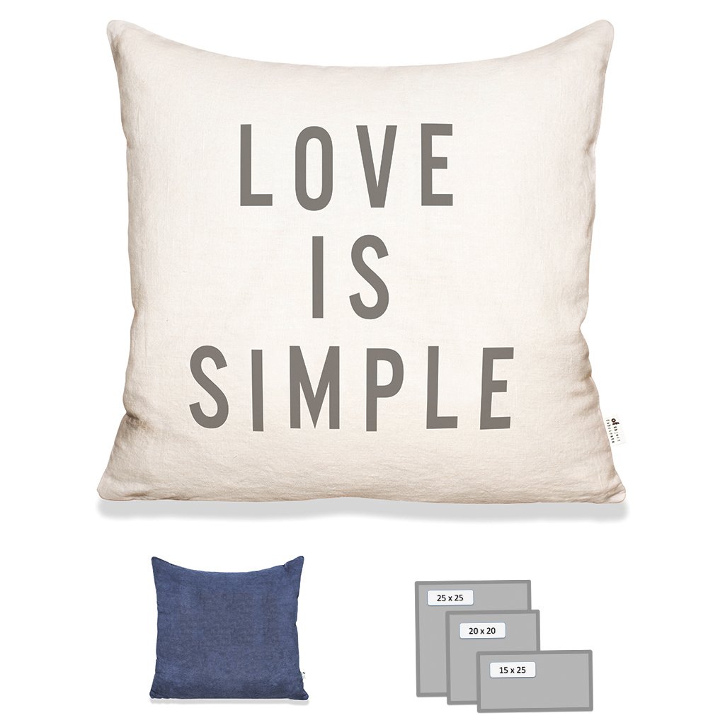 LOVE IS SIMPLE IN ECRU